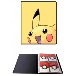 Ultra PRO Pikachu 4-Pocket Pokemon Trading Card Portfolio Binder - Image 1