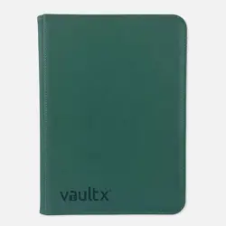 Vault X Green 9 Pocket Zip Trading Card Binder Album Holds 360 Cards Pokemon TCG - Image 1
