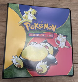 Vintage Pokemon Binder Folder Trading Card Album Original WOTC 1999 Snorlax - Image 1