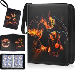 Premium For Pokemon Pocket Trading ZIP Card Binder 400 Cards Album Collector UK - Image 2