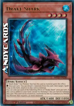 DRAKE SHARK • (Squalo Draghetto) • Ultra R • MP25 EN240 • 1Ed • Yugioh ANDYCARDS - Image 1