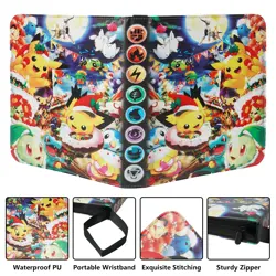 400 Pocket Card Binder Album Folder Holder For Pokemon Trading Cards Storage New - Image 3