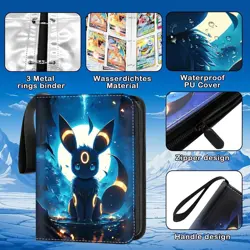 400 Pocket Card Binder Album Folder Holder For Pokemon Trading Cards Storage New - Image 4