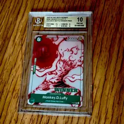 2024 ONE PIECE PROMOS UTA DECK BATTLE-WINNER #061 MONKEY D. LUFFY PSA 10 - Image 4