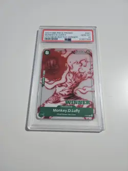 PSA 10 MONKEY D. LUFFY Winner 061 2024 ONE PIECE PROMOS | UTA DECK BATTLE-WINNER - Image 1