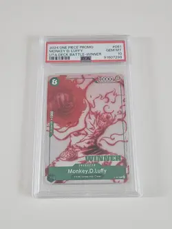 PSA 10 MONKEY D. LUFFY Winner 061 2024 ONE PIECE PROMOS | UTA DECK BATTLE-WINNER - Image 3