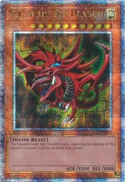 *** SLIFER THE SKY DRAGON *** QUARTER CENTURY SECRET RARE LC01-EN002 YUGIOH! - Image 1