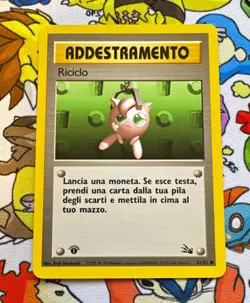 Pokemon TCG Recycle Trainer Fossil 61/62 1st Edition ITALIAN WOTC - Image 1