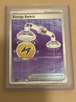 Pokemon TCG Pitch Black Energy Switch Full Art Trainer 107/084 NM - Image 1