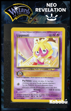 Carte Pokemon Lippouti 54/64 Edition 2 Ed 2 Neo Revelation Wizards FR 5 - Image 1