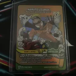 SDCC 2026 Exclusive Naruto Uzumaki Mythos Trading Card Game TCG Promo 133/130 V - Image 1