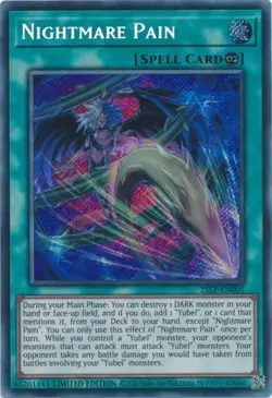 25LP-EN005 Nightmare Pain Secret Rare Limited Edition Near Mint YuGiOh TCG - Image 1