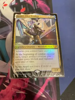 MTG - KAMIGAWA NEON DYNASTY COMMANDER DECK BUCKLE UP - DECK ONLY - SEALED - NEC - Image 1