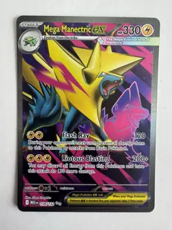 Mega Manectric ex 158/132 Ultra Rare ME: Mega Evolutions Pokemon TCG Card - Image 1