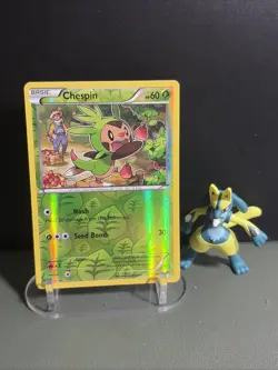 Chespin 7/162 - Breakthrough Common - REVERSE HOLO - Pokemon TCG - Image 1