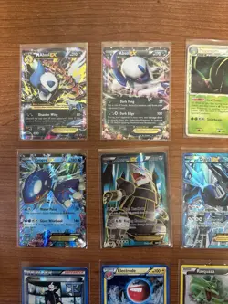 Pokemon EX and Vintage Damaged Card Lot Holos And Mega - Image 3