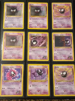 Gastly Haunter Pokemon Card Lot - WOTC & EX to Modern Binder Collection #92-93 - Image 1