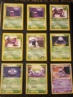 Grimer Muk Pokemon Card Lot - WOTC & EX to Modern Binder Collection #88-89 - Image 1
