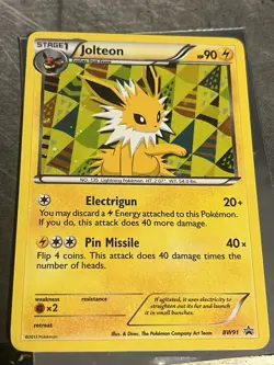 Pokemon TCG BW, Holo Promo 9-Card Lot Eevee & Eeveelutions - Image 2