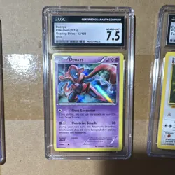 CGC Graded Pokemon TCG 3-Card Lot Drowzee 54/82 Eevee 55/82 Deoxys 33/108 Holo - Image 3