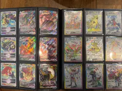 Pokemon 207 Card Binder Collection Lot NM V Ex Vmax VStar Amazing Huge Nice Gift - Image 1