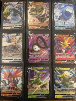 Pokemon 207 Card Binder Collection Lot NM V Ex Vmax VStar Amazing Huge Nice Gift - Image 2