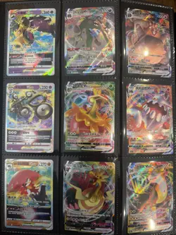 Pokemon 207 Card Binder Collection Lot NM V Ex Vmax VStar Amazing Huge Nice Gift - Image 3