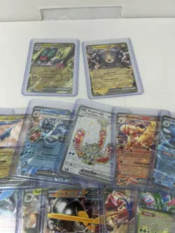 Pokemon Card Lot 77 OFFICIAL TCG Cards Holo EX - Image 1