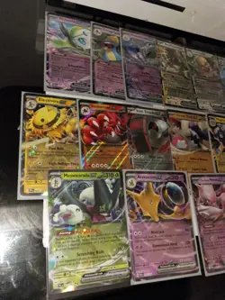 Pokemon TCG 17 Double Rare Card Lot Mewtwo, Alakazam , NM Condition - Image 3