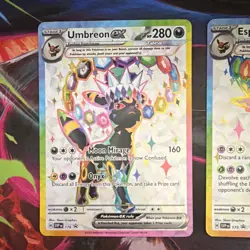 Pokemon TCG Umbreon ex & Espeon ex 2-Card Holo Promo Lot SVP175-176 - Image 2