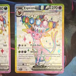 Pokemon TCG Umbreon ex & Espeon ex 2-Card Holo Promo Lot SVP175-176 - Image 3