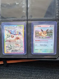 Pokemon TCG Scarlet & Violet 10 Card Eeveelution ex Holo Lot(GOD PACK)Pack Fresh - Image 5