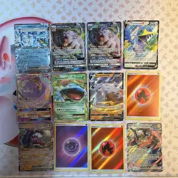 Pokemon TCG 12 Card Lot Holo Foil EX V GX Venusaur Cramorant Oricorio Full Art - Image 1