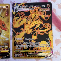 Pokemon TCG 2 Card Lot Foil V VMAX Galarian Zapdos Urshifu English - Image 3