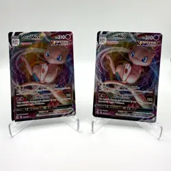 Mew VMAX V Holo 114/264 Fusion Strike (2021) English Pokemon Card Lot x2 - Image 1