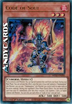 CODE OF SOUL • (Codificatore Dell'anima) • Ultra R • MP25 EN206 • 1Ed • Yugioh! - Image 1