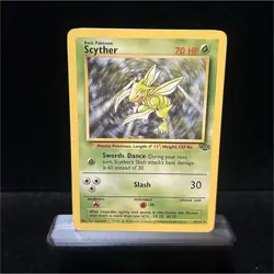 Pokemon TCG Jungle Scyther 26/64 Rare 70 HP Regular Unlimited English 1999 - Image 1