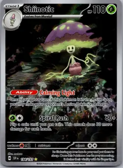 Shiinotic 194/191 Illustration Rare Surging Sparks Pokemon NM - Image 1