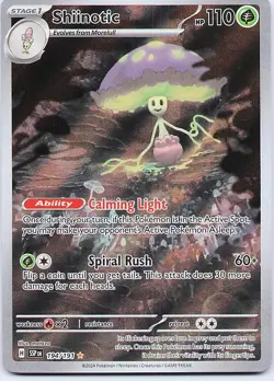 Shiinotic - 194/191 Illustration Rare Surging Sparks Pokemon Near Mint - Image 1