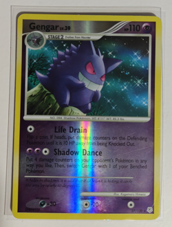 Pokemon TCG Gengar Reverse Holo Rare Diamond and Pearl 27/130 English 2007 - Image 1