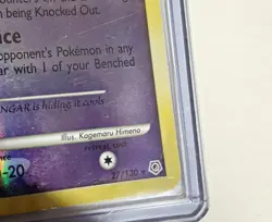 Pokemon TCG Gengar Reverse Holo Rare Diamond and Pearl 27/130 English 2007 - Image 3
