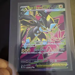 Pokemon TCG 098/084 Mega Zeraora Ex Full Art Pitch Black | Near Mint! - Image 1