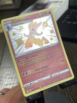 MINT 💎 Shining Fates: Shiny Vault #SV017/SV122 Cinderace Shiny Holo Rare - Image 2