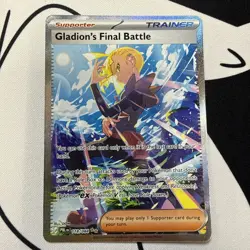 Pokemon TCG Gladion's Final Battle 118/084 Secret Rare Holo EN ME05: Pitch Black - Image 1
