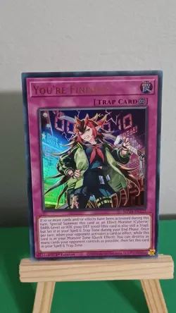 2024 Yugioh You're Finished Trap Card MP24-EN225 Ultra Rare Dueling Mirrors - Image 2