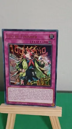2024 Yugioh You're Finished Trap Card MP24-EN225 Ultra Rare Dueling Mirrors - Image 3