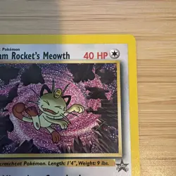 Team Rocket's Meowth 18/53 Wotc Promo Regular - Image 3