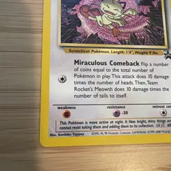 Team Rocket's Meowth 18/53 Wotc Promo Regular - Image 4