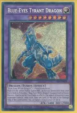 25LP-EN019 Blue-Eyes Tyrant Dragon Secret Rare LTD Edition Near Mint YuGiOh TCG - Image 1