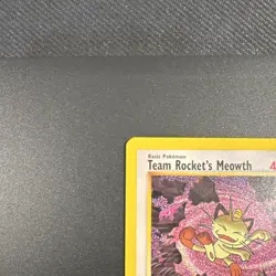 Pokemon TCG Team Rocket's Meowth Promo Regular Wotc 18/53 Basic 40 HP 2000 - Image 2